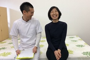 患者さんとの談笑